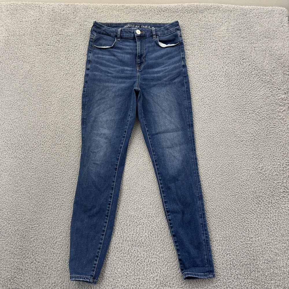 American Eagle Curvy Hi Rise Jegging Jeans Stretch Preppy Women's 8 x 28